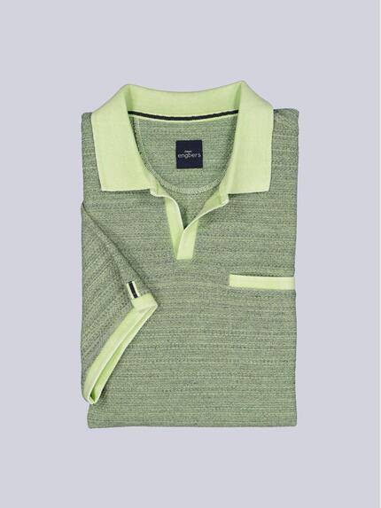 engbers Herren Polo-Shirt meliert Gruen 38971 engbers Herren Polo-Shirt meliert Gruen 38971