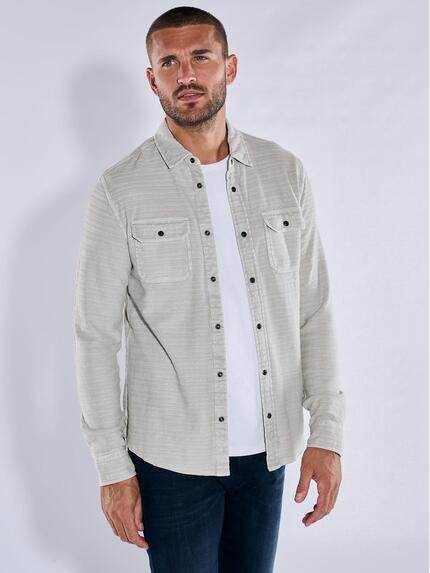 emilio adani Langarm-Shirt slim fit Hellgrau