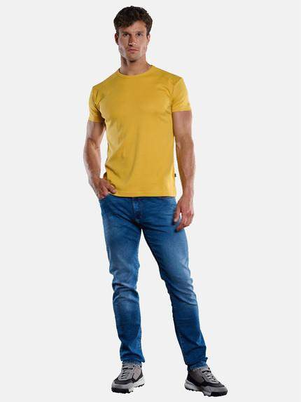 engbers Herren Basic-Shirt "My Favorite" Safrangelb 33345
