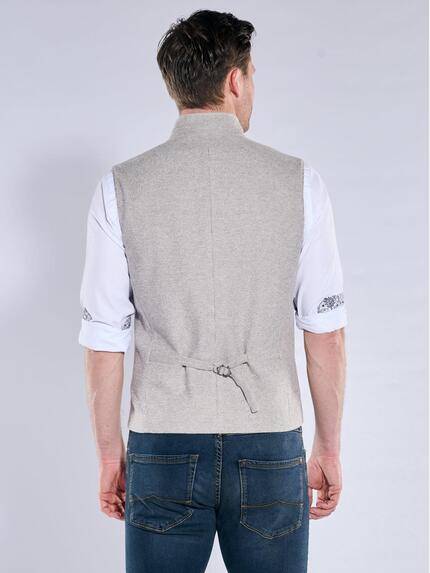 engbers Herren Sakko-Weste mit Zipper Beige 40024 engbers Herren Sakko-Weste mit Zipper Beige 40024