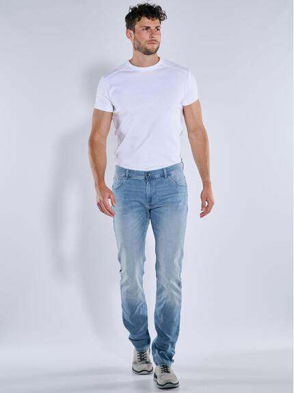 engbers Herren Super-Stretch-Jeans regular Mittelblau 38652