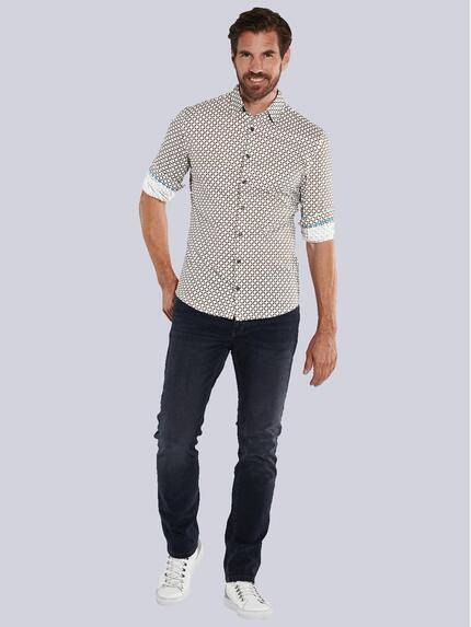 ENGBERS GERMANY Herren Langarm-Hemd aus Jersey Weiß 35649 ENGBERS GERMANY Herren Langarm-Hemd aus Jersey Weiß 35649