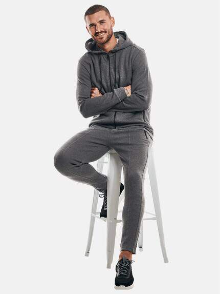 emilio adani Herren Sweatjacke Kapuze Grau 32459 emilio adani Herren Sweatjacke Kapuze Grau 32459