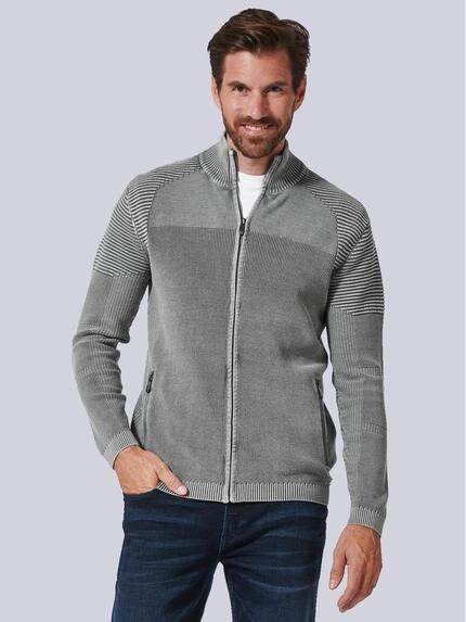 engbers Strickjacke regular Silbergrau