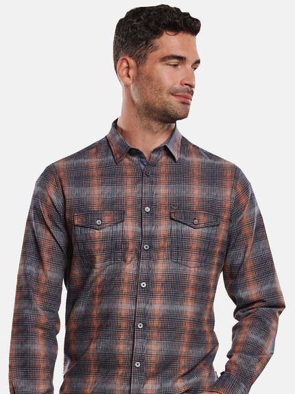 engbers Herren Langarm-Hemd kariert Dunkelorange 32268 engbers Herren Langarm-Hemd kariert Dunkelorange 32268