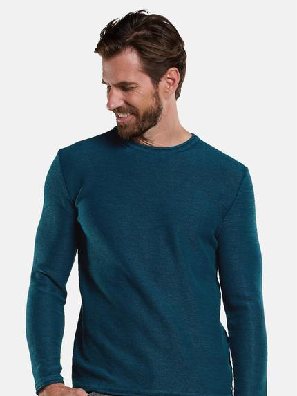 engbers Herren Pullover Rundhals Petrolblau 34138 engbers Herren Pullover Rundhals Petrolblau 34138