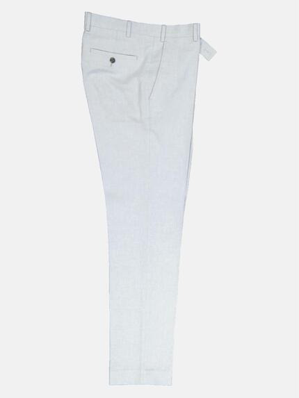 emilio adani Herren Anzug-Hose mit Leinenanteil Blau 36546