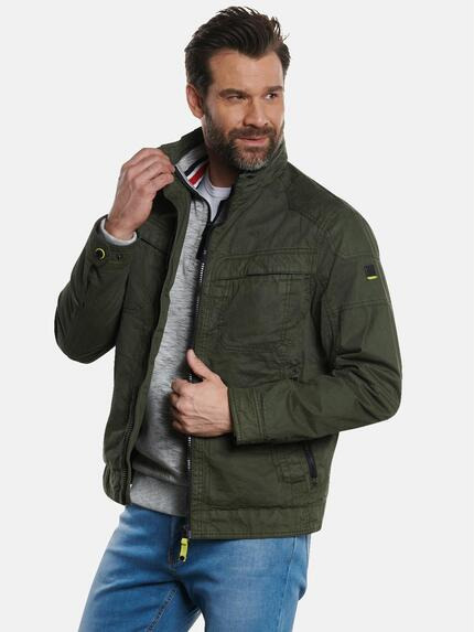engbers Jacke aus Baumwolle Oliv
