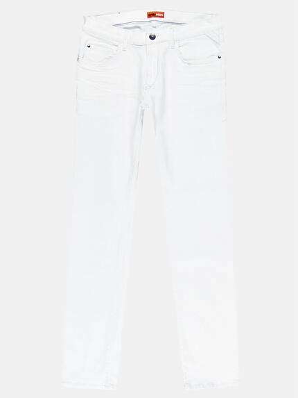 emilio adani Herren Stretch Denim mit hinterlegten Destroys Weiß 29277 emilio adani Herren Stretch Denim mit hinterlegten Destroys Weiß 29277