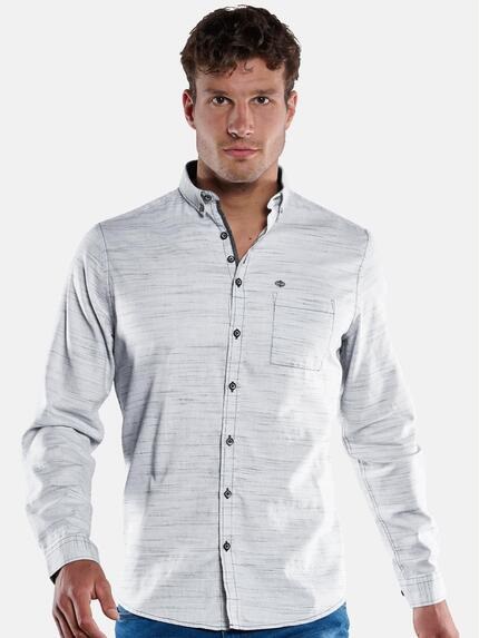 engbers Herren Langarm-Hemd meliert Silbergrau 33398 engbers Herren Langarm-Hemd meliert Silbergrau 33398