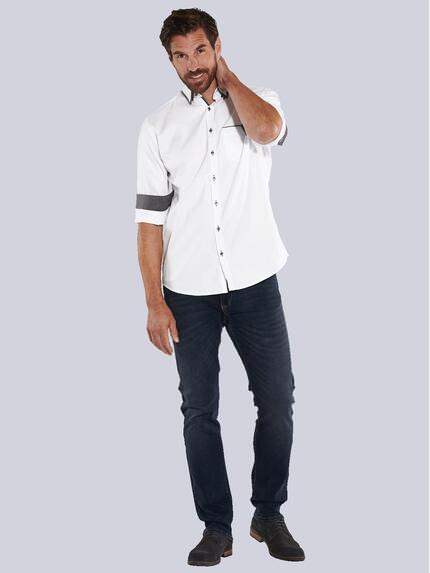 engbers Herren Langarm-Hemd uni Weiß 35800 engbers Herren Langarm-Hemd uni Weiß 35800