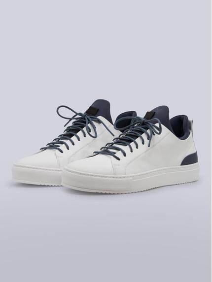emilio adani Herren Sneaker aus Nubuk-Leder Weiß 39290 emilio adani Herren Sneaker aus Nubuk-Leder Weiß 39290