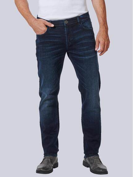 engbers Super-Stretch-Jeans slim fit Saphirblau
