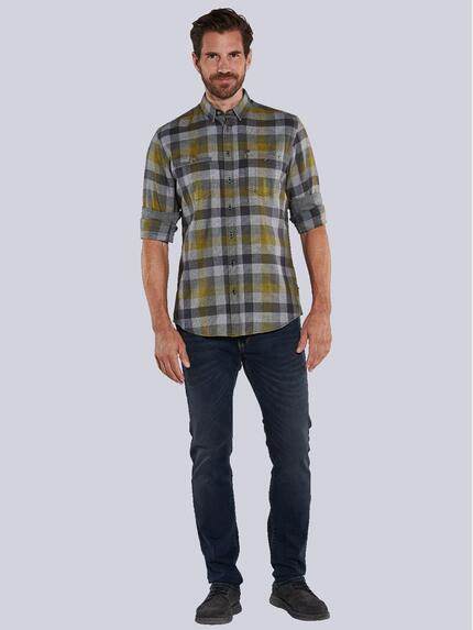 engbers Herren Langarm-Hemd kariert Gelb 36087 engbers Herren Langarm-Hemd kariert Gelb 36087
