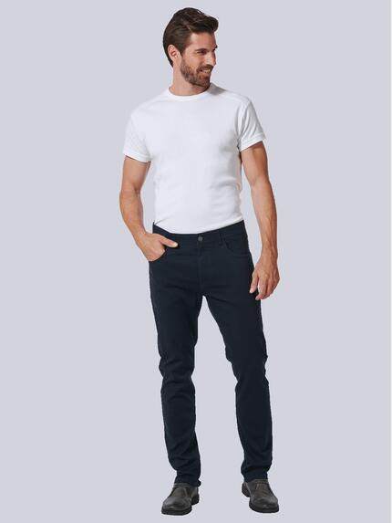 engbers Herren 5-Pocket-Hose slim fit Blau 35222 engbers Herren 5-Pocket-Hose slim fit Blau 35222