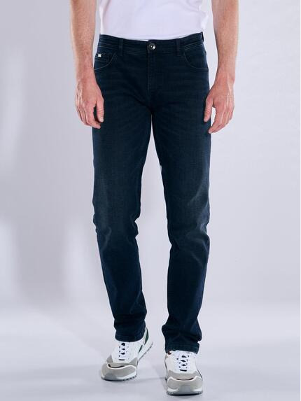 engbers Herren Super-Stretch-Jeans slim fit Indigoblau 37403