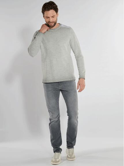 engbers Herren Langarm-Shirt strukturiert Grau 36358 engbers Herren Langarm-Shirt strukturiert Grau 36358