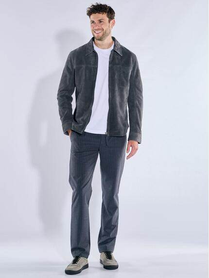 emilio adani Herren Lederjacke aus Veloursleder Saphirblau 39883 emilio adani Herren Lederjacke aus Veloursleder Saphirblau 39883