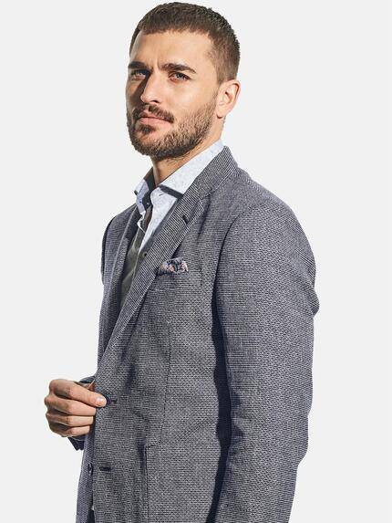 emilio adani Herren Sakko mit Leinenanteil Blau 31070 emilio adani Herren Sakko mit Leinenanteil Blau 31070
