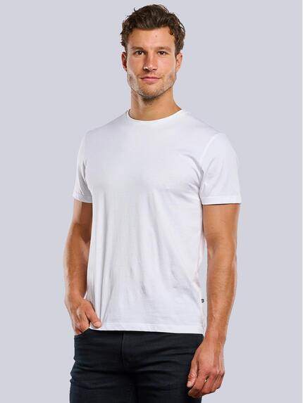 ENGBERS GERMANY T-Shirt aus wertiger Supima Baumwolle Reinweiss