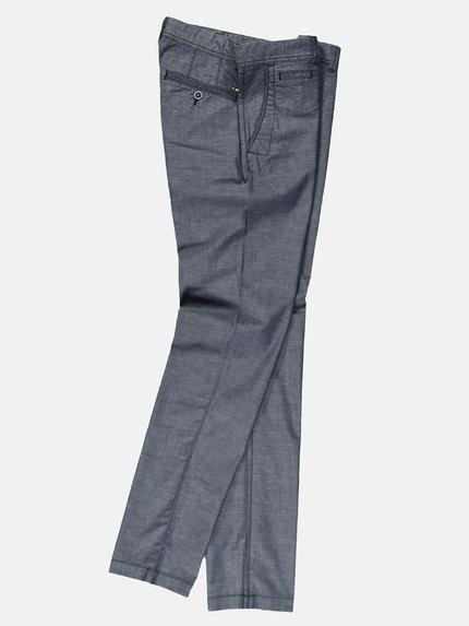 emilio adani Herren Leicht elastische Chino in dezenter Zweifarbigkeit Grau 29261