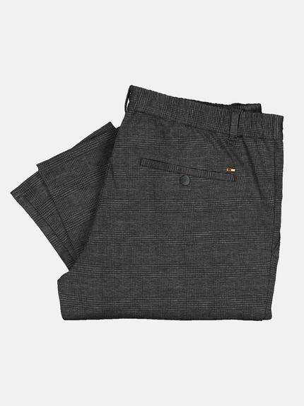emilio adani Herren Hose dezent kariert Grau 32312 emilio adani Herren Hose dezent kariert Grau 32312