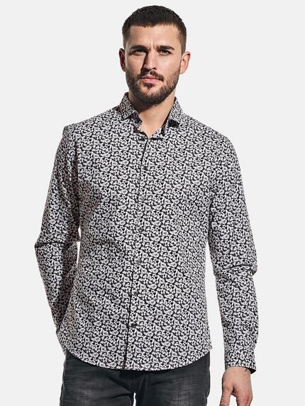 emilio adani Hemd aus der "My Favorite" Kollektion Anthrazit