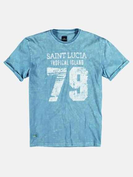 engbers Herren Rundhals T-Shirt Blautürkis 25594 engbers Herren Rundhals T-Shirt Blautürkis 25594