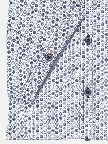 engbers Herren Kurzarm-Hemd gemustert Blau 36878 engbers Herren Kurzarm-Hemd gemustert Blau 36878