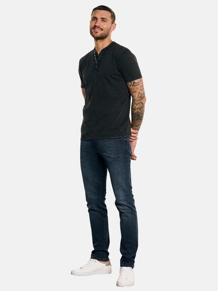 emilio adani Herren Henley-Shirt Grau 33022 emilio adani Herren Henley-Shirt Grau 33022