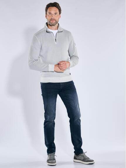 engbers Herren Sweatshirt in Satin-Warenqualität Hellgrau 39426 engbers Herren Sweatshirt in Satin-Warenqualität Hellgrau 39426