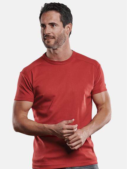 engbers Herren T-Shirt "My Favorite" Tomatenrot 33077