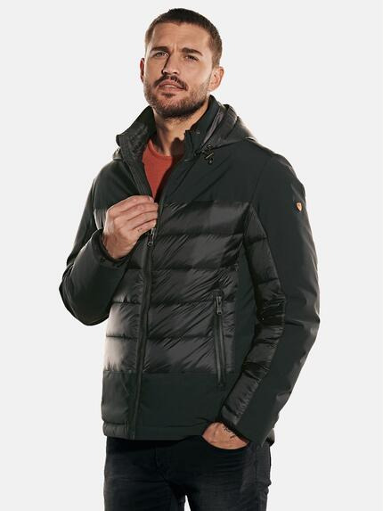 emilio adani Jacke im Materialmix Schwarz