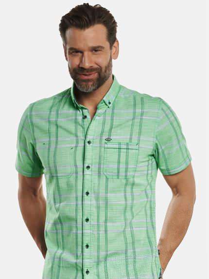 engbers Herren Kurzarm-Hemd kariert Gruen 32215 engbers Herren Kurzarm-Hemd kariert Gruen 32215