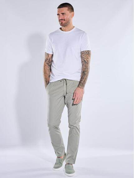 emilio adani Herren Chino straight Hellgruen 40353