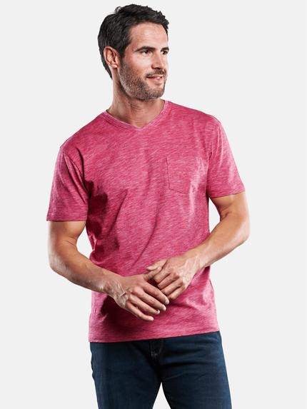 engbers V-Neck T-Shirt Signalrot
