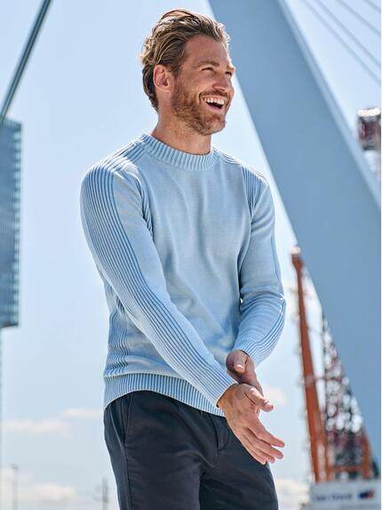engbers Herren Strickpullover aus edler Baumwolle Hellblau 39506 engbers Herren Strickpullover aus edler Baumwolle Hellblau 39506