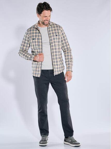 engbers Herren Overshirt kariert Braunbeige 39129 engbers Herren Overshirt kariert Braunbeige 39129