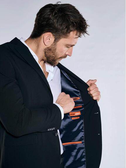 emilio adani Herren Anzug-Sakko slim fit Schwarz 39267 emilio adani Herren Anzug-Sakko slim fit Schwarz 39267