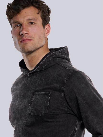 engbers Herren Langarm-Shirt mit Kapuze Schwarz 33768 engbers Herren Langarm-Shirt mit Kapuze Schwarz 33768