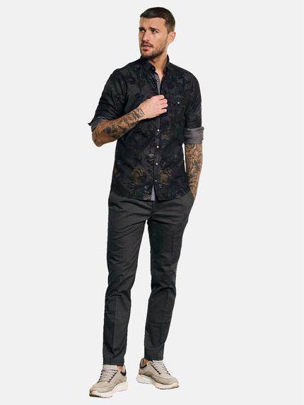 emilio adani Herren Hemd langarm Anthrazit 32825