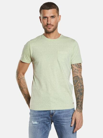emilio adani T-Shirt gestreift Limonengelb