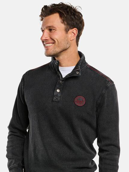 engbers Herren Sweatshirt mit Troyerkragen Anthrazit 33756 engbers Herren Sweatshirt mit Troyerkragen Anthrazit 33756