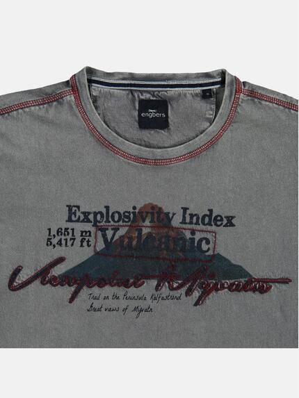engbers Herren Rundhals T-Shirt Zementgrau 23866 engbers Herren Rundhals T-Shirt Zementgrau 23866