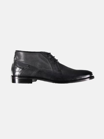 emilio adani klassischer Boot aus Nappa-Leder Saphirblau