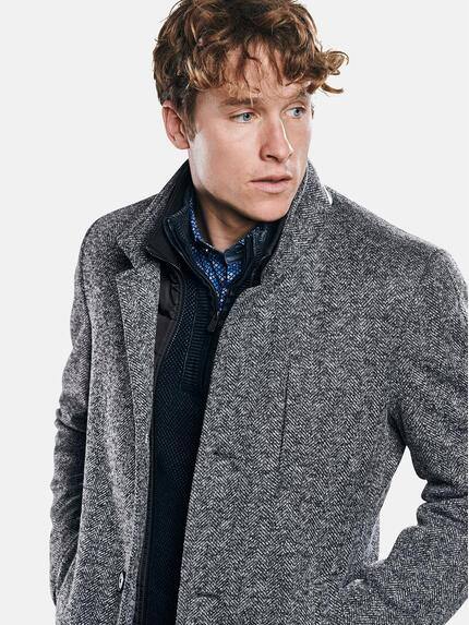 engbers Herren Mantel in Pfeffer und Salzoptik Kieselgrau 30771 engbers Herren Mantel in Pfeffer und Salzoptik Kieselgrau 30771