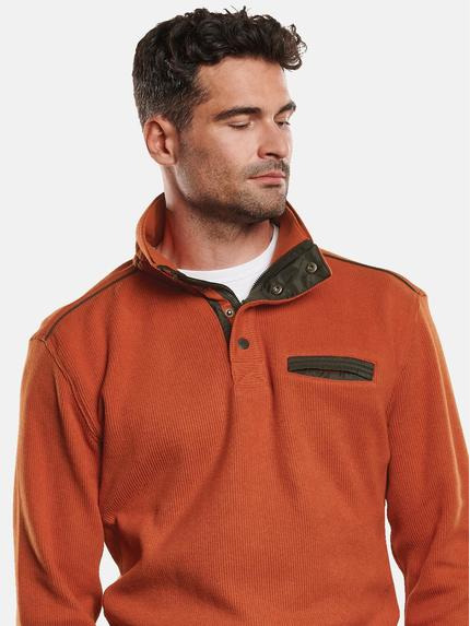 engbers Herren Sweatshirt Stehbund Dunkelorange 32299 engbers Herren Sweatshirt Stehbund Dunkelorange 32299