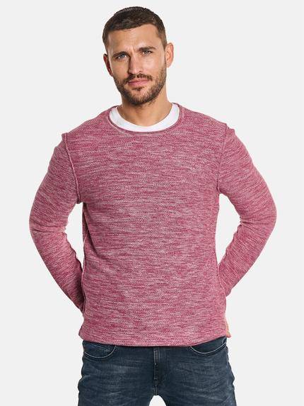 emilio adani Pullover Rundhals Magenta