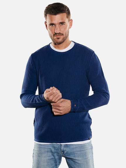 emilio adani Pullover uni Brilliantblau