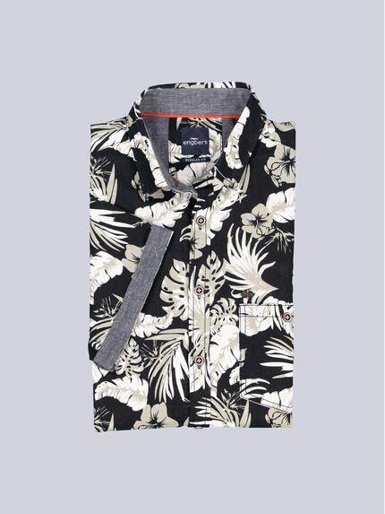 engbers Herren Kurzarm-Hemd gemustert Oliv 38875 engbers Herren Kurzarm-Hemd gemustert Oliv 38875